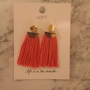 Loft tassel drop earrings